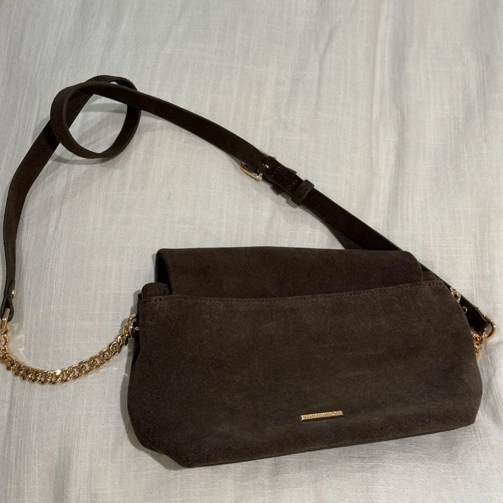 Rebecca Minkoff Suede Shoulder Bag - Picture 2 of 5